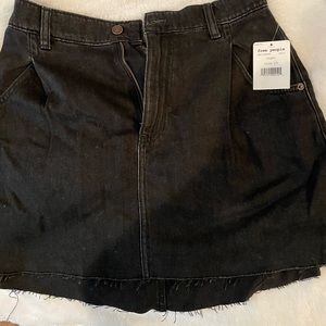 Free people denim skirt